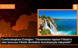 Cumhurbaşkanı Erdoğan: “Uluslararası toplum Filistin’e olan borcunu Filistin devletinin kurulmasıyla ödeyebilir”