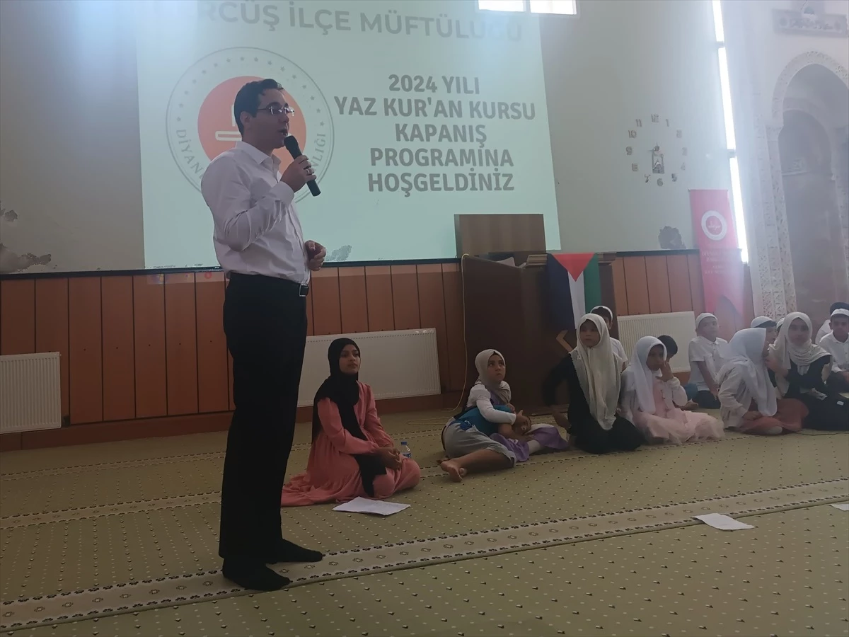 Batman Gercüş’te Yaz Kur’an Kursu Kapanış Programı Yapıldı