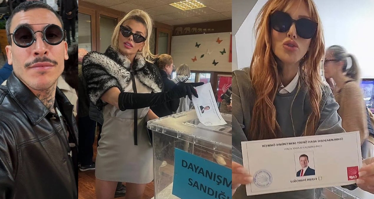 Ünlüler sandığa koştu